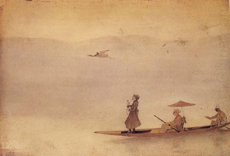 Abanindranath Tagore Hunting on the Wular china oil painting image